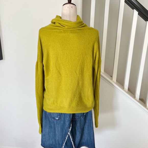 Elan green cowl neck chunky oversized sweater size small - Picture 8 of 10
